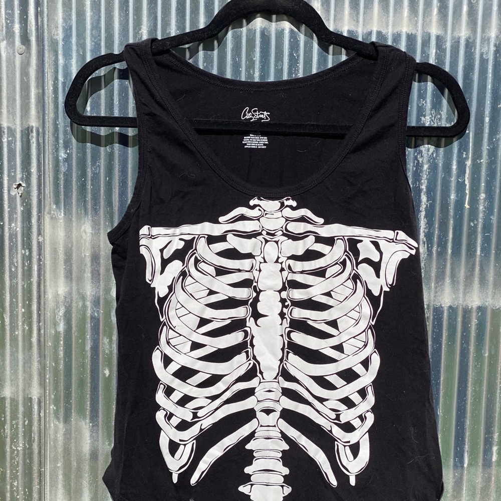 Skeleton tank top